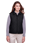 ultraclub uc709w ladies' dawson quilted hacking vest Front Thumbnail