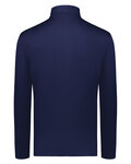 Holloway 222140 Adult Quarter-Zip Pullover Powered by Coolcore Back Thumbnail