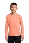 Sport-Tek YST420LS Youth Posi-UV ™ Pro Long Sleeve Tee Front Thumbnail