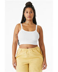 bella + canvas 1012be ladies' micro ribbed scoop tank Front Thumbnail