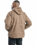 berne hj57 men's vintage washed sherpa-lined hooded jacket Back Thumbnail