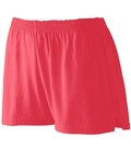 Augusta Sportswear 988 Girls Jersey Shorts Front Thumbnail