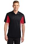 sport-tek st655 side blocked micropique sport-wick ® polo Front Thumbnail