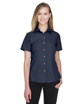 Harriton M560W Ladies' Barbados Textured Camp Shirt Side Thumbnail