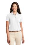 Port Authority L500 Ladies Silk Touch™ Polo Front Thumbnail