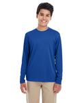 ultraclub 8622y youth cool & dry performance long-sleeve top Side Thumbnail