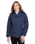 North End NE708W Ladies' Loft Puffer Jacket Back Thumbnail