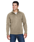 Devon & Jones DG792 Adult Bristol Sweater Fleece Quarter-Zip Back Thumbnail