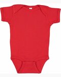 rabbit skins 4400 infant baby rib bodysuit Front Thumbnail
