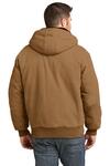 cornerstone csj41 washed duck cloth insulated hooded work jacket Back Thumbnail