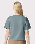 American Apparel 102AM Women's Fine Jersey Boxy Tee Back Thumbnail