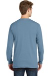 port & company pc099ls beach wash ™ garment-dyed long sleeve tee Back Thumbnail