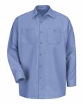 Red Kap SP14LONG Long Size, Long Sleeve Industrial Work Shirt Front Thumbnail