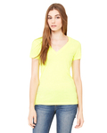 Bella + Canvas B6035 Ladies' Jersey Short-Sleeve Deep V-Neck T-Shirt Back Thumbnail