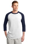 Sport-Tek T200 Colorblock Raglan Jersey Front Thumbnail