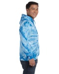 tie-dye cd877 adult tie-dyed pullover hooded sweatshirt Side Thumbnail