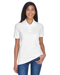 UltraClub 8530 Women's Classic Piqué Polo Front Thumbnail