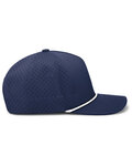 Pacific Headwear P424 Weekender  Perforated Snapback Cap Side Thumbnail