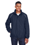 core 365 88224t men's tall profile fleece-lined all-season jacket Front Thumbnail