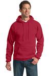 port & company pc90ht tall essential fleece pullover hooded sweatshirt Front Thumbnail