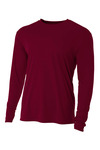 a4 n3165 cooling performance long sleeve t-shirt Front Thumbnail