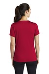 sport-tek lst420 ladies posi-uv ™ pro scoop neck tee Back Thumbnail