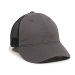 Outdoor Cap FWT-130 Garment Washed Trucker Cap Front Thumbnail