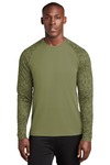Sport-Tek ST460LS Long Sleeve Digi Camo Tee Front Thumbnail