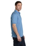 Hanes 054 Adult 50/50 EcoSmart® Jersey Knit Polo Side Thumbnail