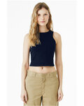 bella + canvas 1019 women's micro rib racer tank Front Thumbnail
