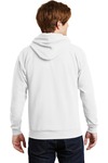 hanes p170 unisex ecosmart® 50/50 pullover hooded sweatshirt Back Thumbnail