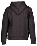 LAT 2296 Youth Fleece Hoodie Sweatshirt Back Thumbnail