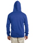 Jerzees 993 Adult 8 oz. NuBlend® Fleece Full-Zip Hooded Sweatshirt Back Thumbnail