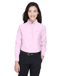 ultraclub 8990 ladies' classic wrinkle-resistant long-sleeve oxford Front Thumbnail