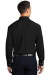 Port Authority S600T Long Sleeve Twill Shirt Back Thumbnail