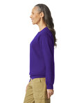 gildan sf000 adult softstyle® fleece crew sweatshirt Side Thumbnail