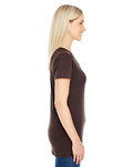 threadfast apparel 215b ladies' cross dye short-sleeve v-neck t-shirt Side Thumbnail