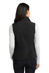 port authority l325 ladies core soft shell vest Back Thumbnail