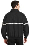 port authority j754r challenger™ jacket with reflective taping Back Thumbnail
