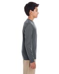 UltraClub 8622Y Youth Cool & Dry Performance Long-Sleeve Top Side Thumbnail