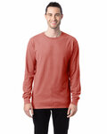 ComfortWash by Hanes GDH200 Unisex Garment-Dyed Long-Sleeve T-Shirt Front Thumbnail
