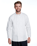 artisan collection by reprime rp665 unisex studded front long-sleeve chef's jacket Side Thumbnail