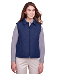 ultraclub uc709w ladies' dawson quilted hacking vest Front Thumbnail