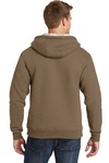 cornerstone cs625 heavyweight sherpa-lined hooded fleece jacket Back Thumbnail