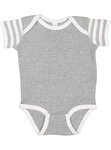 Rabbit Skins 4400 Infant Baby Rib Bodysuit Front Thumbnail