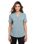 north end ne100w ladies' jaq snap-up stretch performance polo Side Thumbnail
