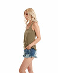 next level 6733 ladies' triblend racerback tank Side Thumbnail