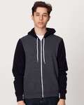 American Apparel F497 USA Collection Flex Fleece Zip Hoodie Front Thumbnail