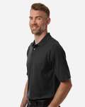 harriton hm105 men's maverick cvc pique polo Side Thumbnail
