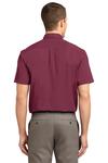 Port Authority TLS508 Tall Short Sleeve Easy Care Shirt Back Thumbnail
